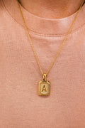Selena Initial Pendant Necklace