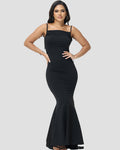 Sexy Backless Spaghetti Strap Fishtail Maxi Dress for Women  - By Qivii