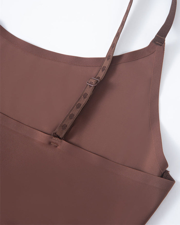 Sexy Seamless Long Suspender Hip-Hugging Dress Tummy Control Under Dress Body Shaper  - By Qivii