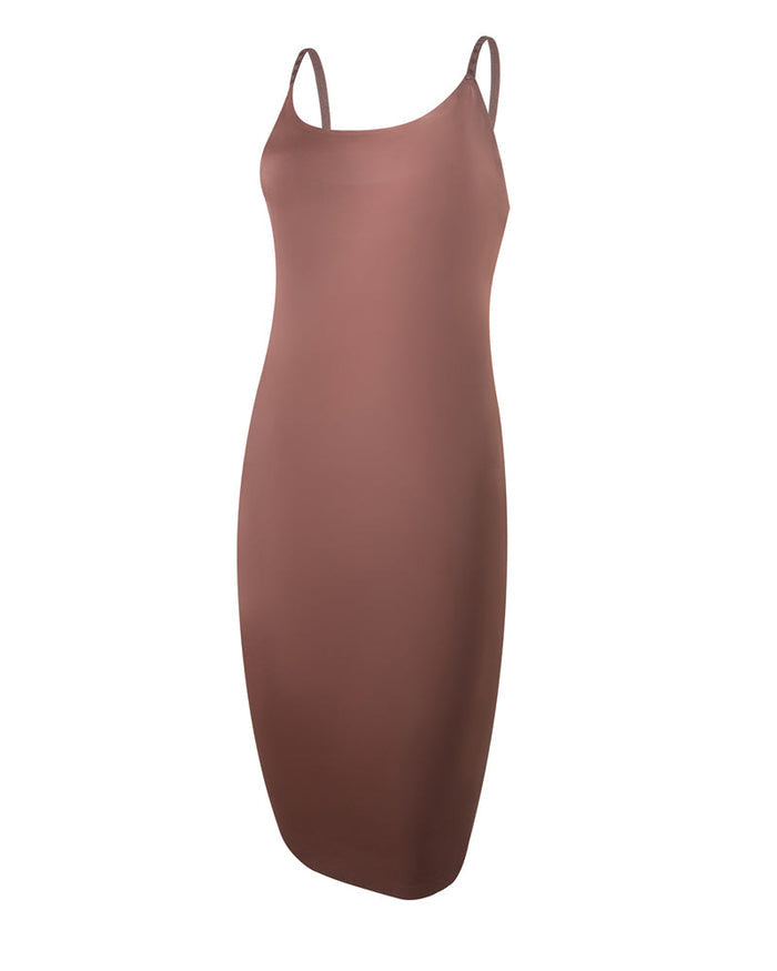 Sexy Seamless Long Suspender Hip-Hugging Dress Tummy Control Under Dress Body Shaper  - By Qivii