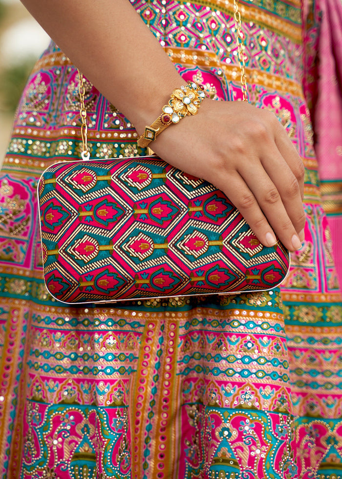 Shades Of Pink Ready to Wear Designer Silk Lehenga Choli with Sparkle & Mirror work | Ready To Wear - qivii