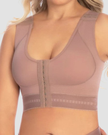 Shaping Push Up Full-Coverage Bra with Cup Support - By Qivii