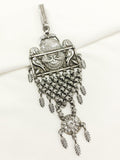 Sharvani Plain Oxidized Key Ring