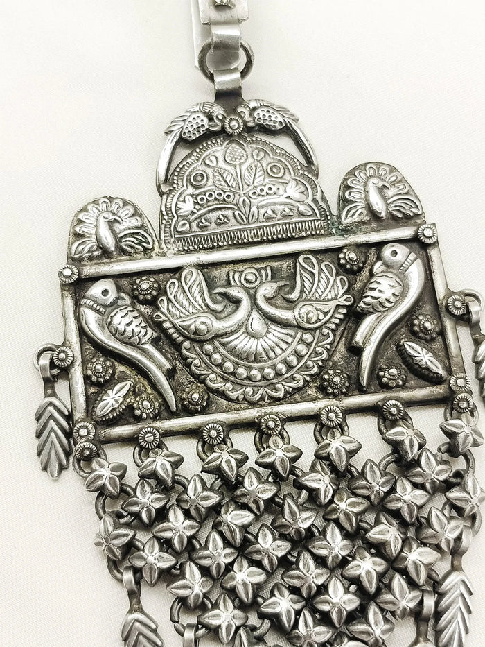 Sharvani Plain Oxidized Key Ring