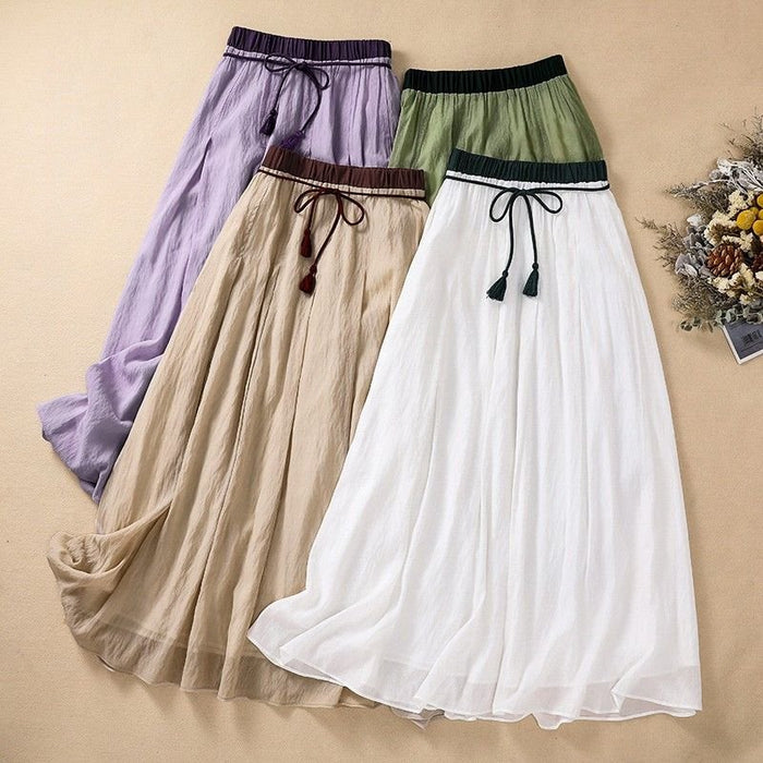 Siena Long Summer Skirt  - By Qivii