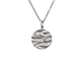 Silk Wave Pendant, Sterling Silver