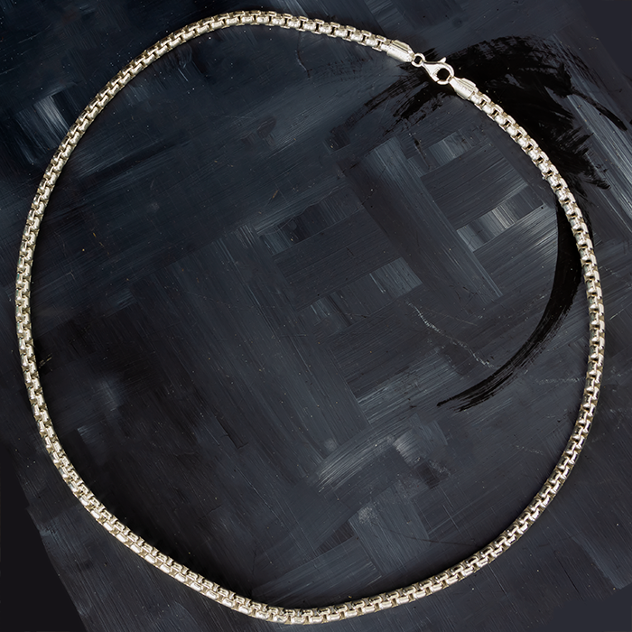 Sterling Silver Box Necklaces & Chains-chain-lirysjewelry
