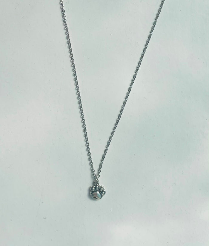 silver dog bracelet and necklace set🐾💞