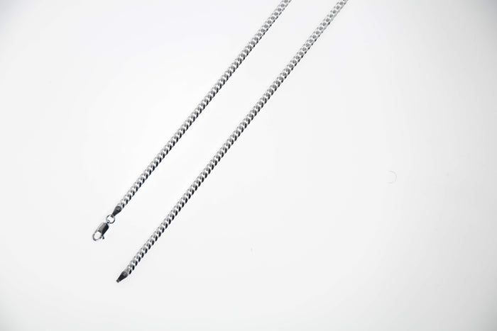 Silver Miami Cuban Link Chain