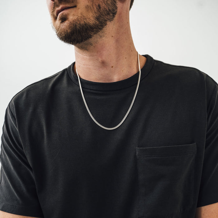 Silver Miami Cuban Link Chain