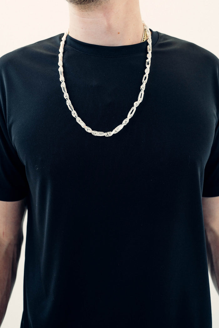 Silver Milano Rope Chains