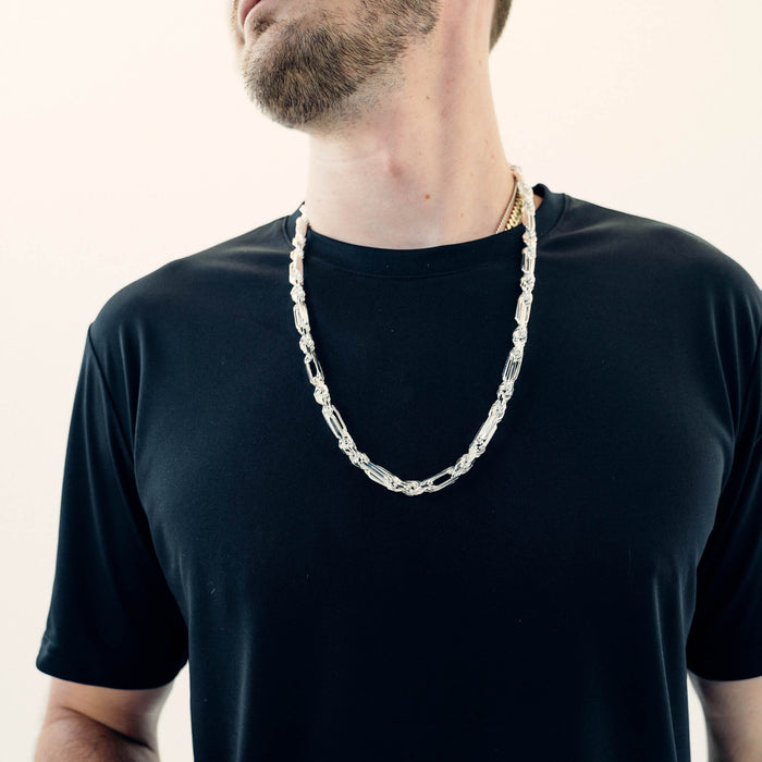 Silver Milano Rope Chains