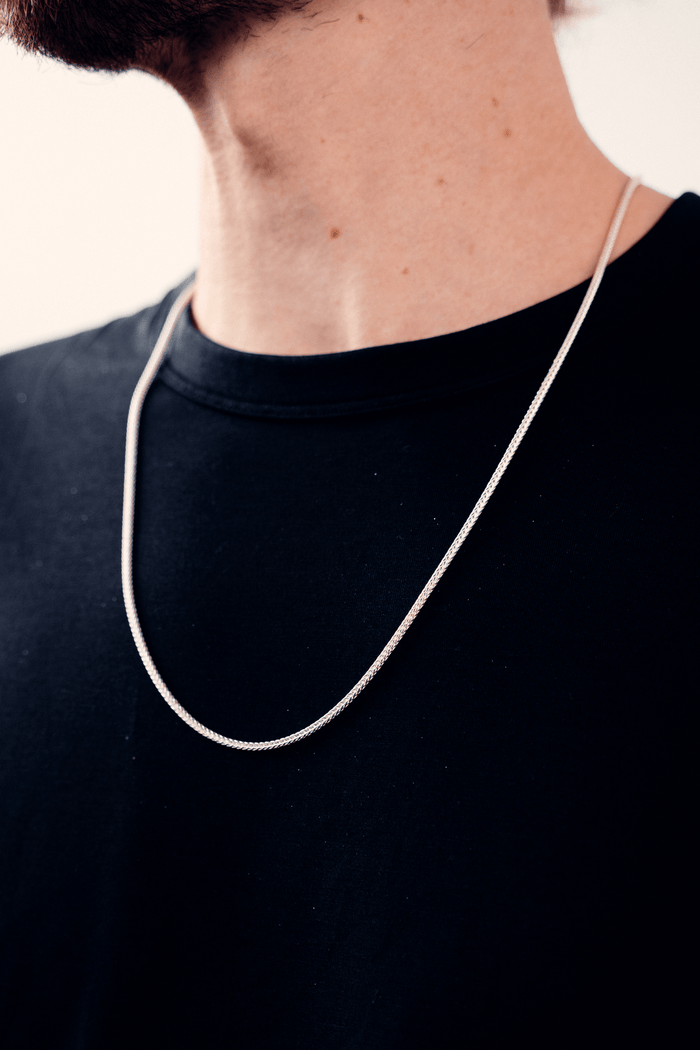 Sterling silver wheat singapore chain-chain-lirysjewelry