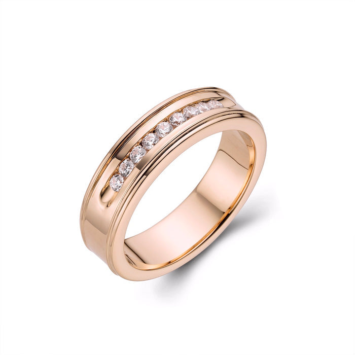 925 Silver / CZ stone / Rose
