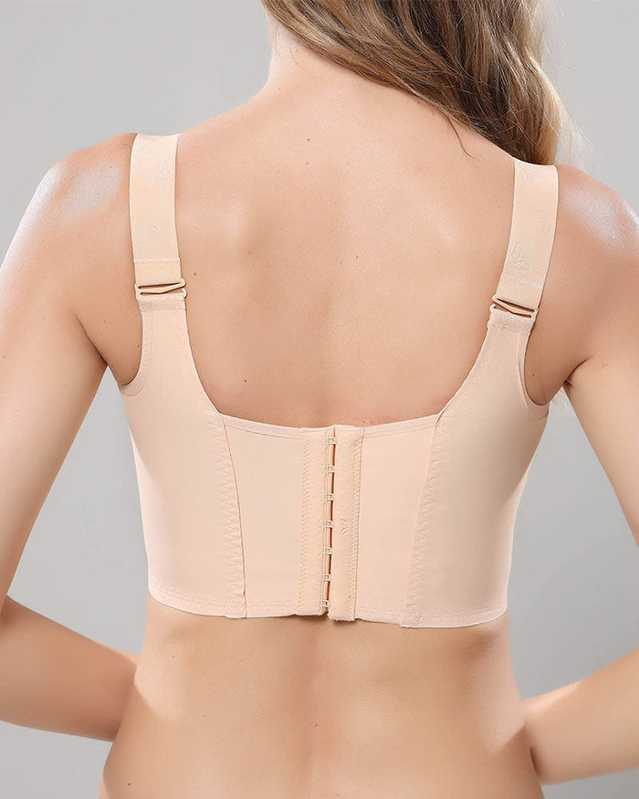 Smooth Seamless Sculpting Uplift Deep Cup  Full Coverage Wireless Shape Bra  - By Qivii