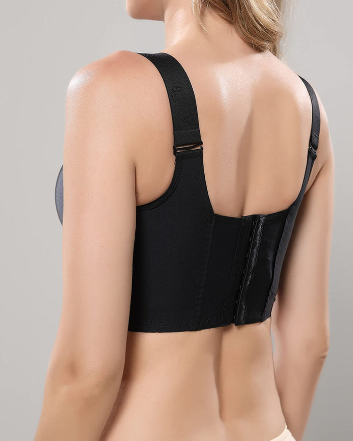 Smooth Seamless Sculpting Uplift Deep Cup  Full Coverage Wireless Shape Bra  - By Qivii