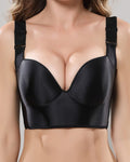 Smooth Seamless Sculpting Uplift Deep Cup  Full Coverage Wireless Shape Bra  - By Qivii