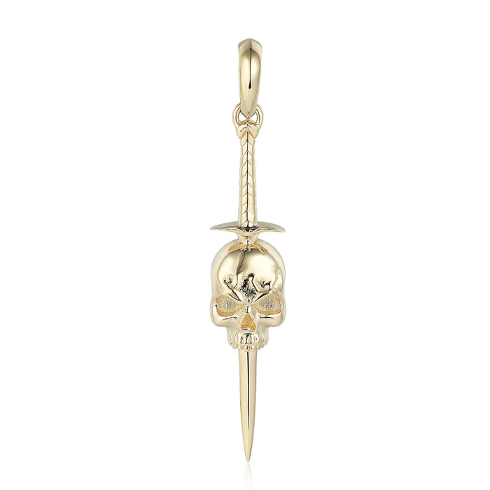Spectral Skull Blade Pendant