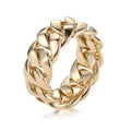 Stretch Miami Cuban Ring 10mm