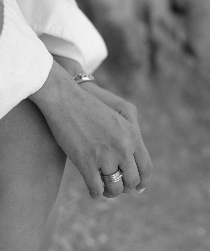 STRUCTURED RING SILVER