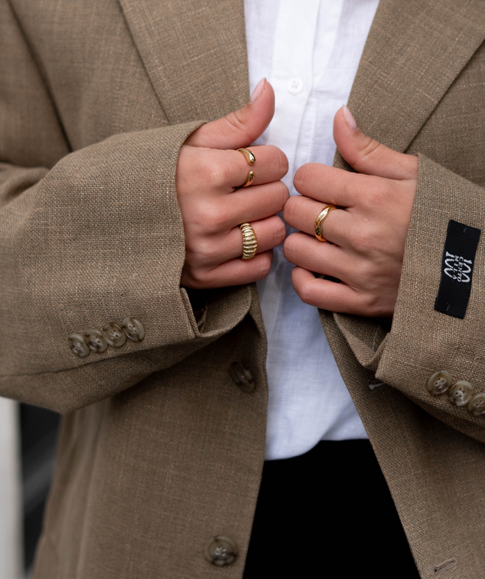 TEXTURED BROOKE RING