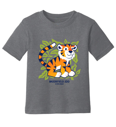 Toddler Tiger T-Shirt in Graphite Heather