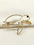 Trayi Golden Turtle Brooch