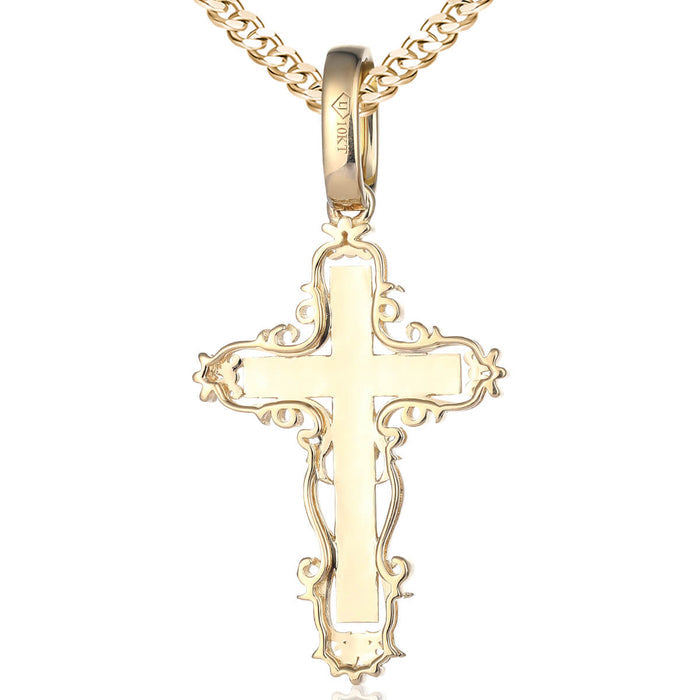 Tree Bark Crucifix | Vine Wrapping