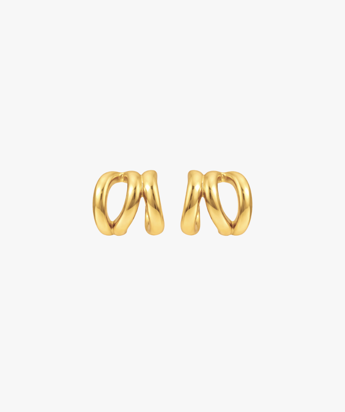 TRIPLE LUNEA EARRINGS