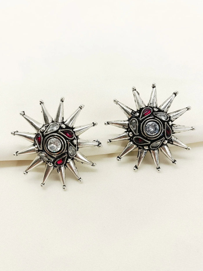 Ujjvala Ruby Oxidized Tops