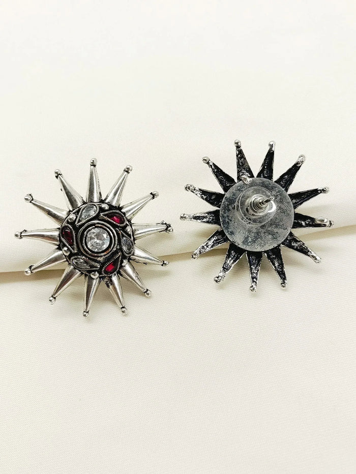 Ujjvala Ruby Oxidized Tops