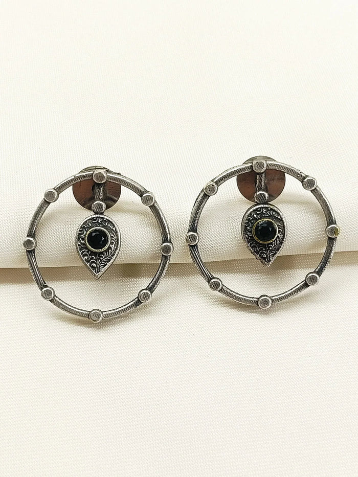 Urisha Black Oxidized Tops