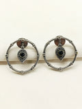 Urisha Black Oxidized Tops