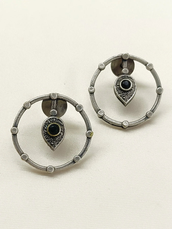 Urisha Black Oxidized Tops