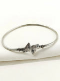 Vasini Plain Oxidized Bracelet