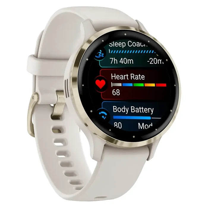 Venu® 3S Fitness Watch Soft Gold and Ivory