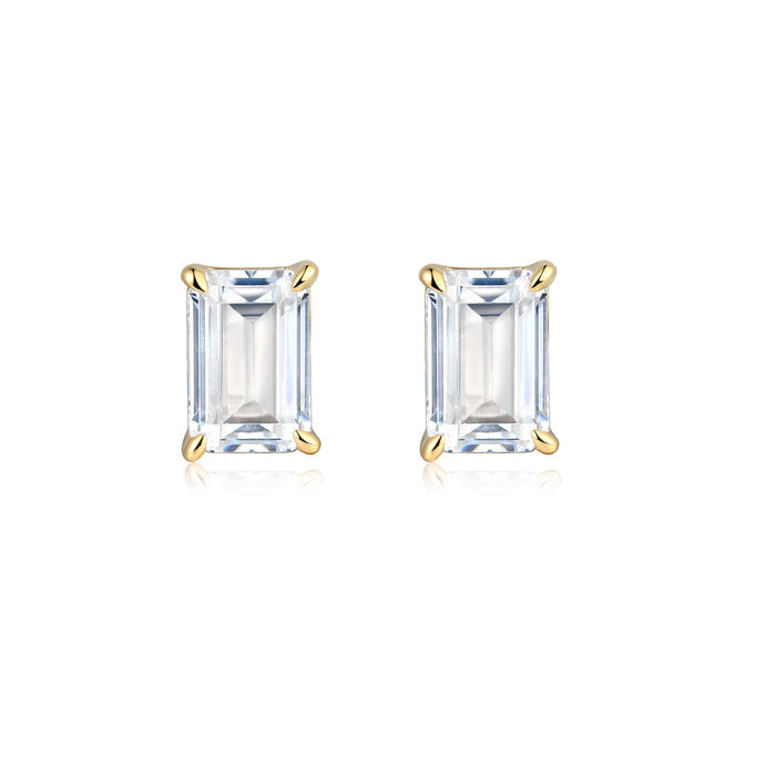 Vera Emerald Diamond Studs