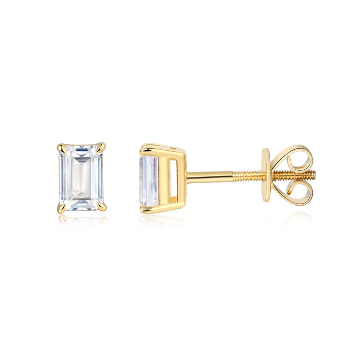 Vera Emerald Diamond Studs