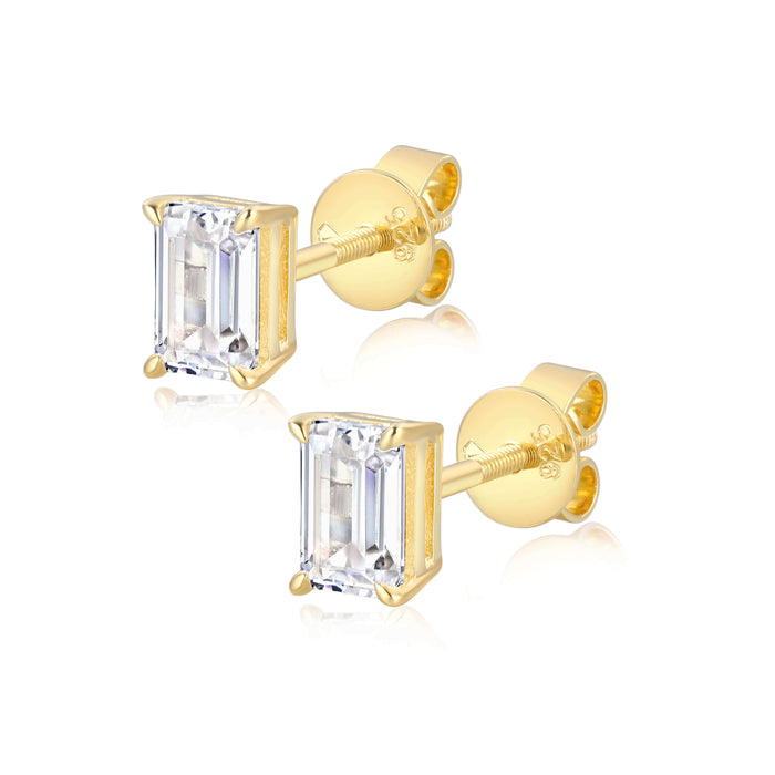 Vera Emerald Diamond Studs
