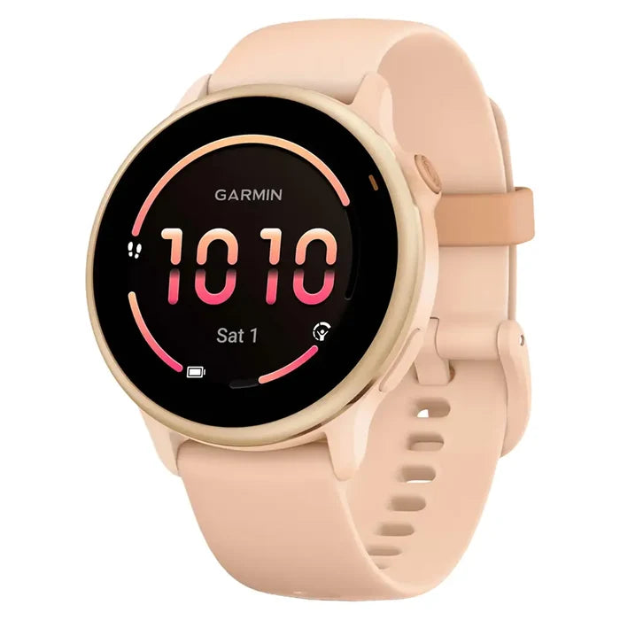 vívoactive® 6 Fitness Watch Metallic and Pink Dawn