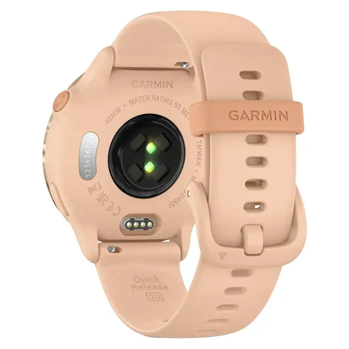 vívoactive® 6 Fitness Watch Metallic and Pink Dawn