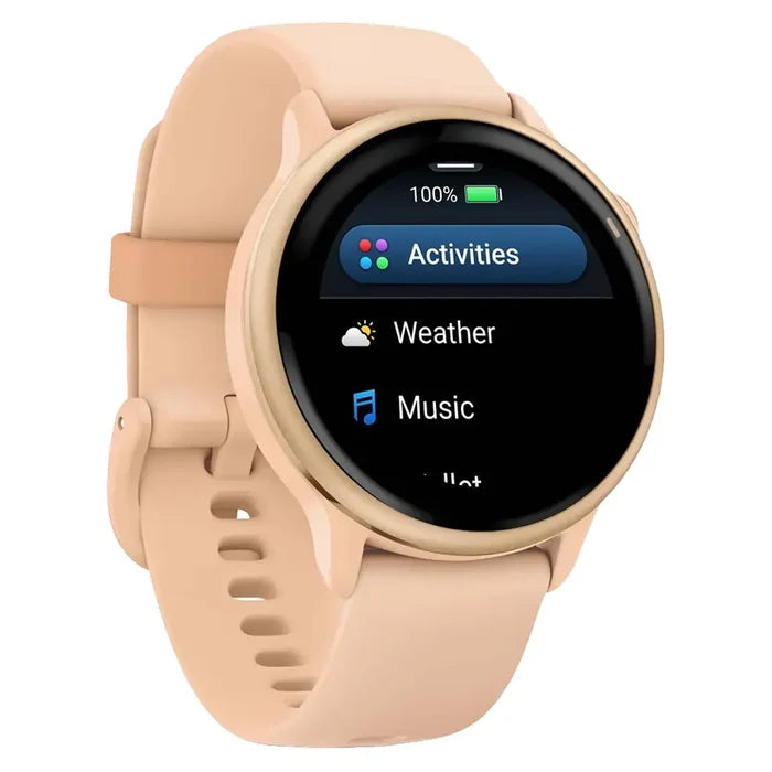 vívoactive® 6 Fitness Watch Metallic and Pink Dawn