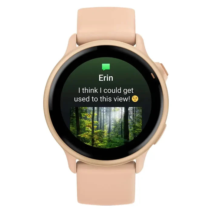 vívoactive® 6 Fitness Watch Metallic and Pink Dawn