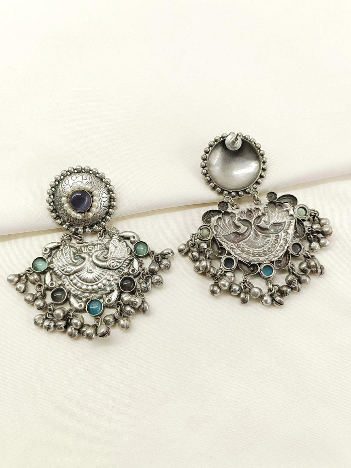 Wamika Multi Colour Oxidized Earring