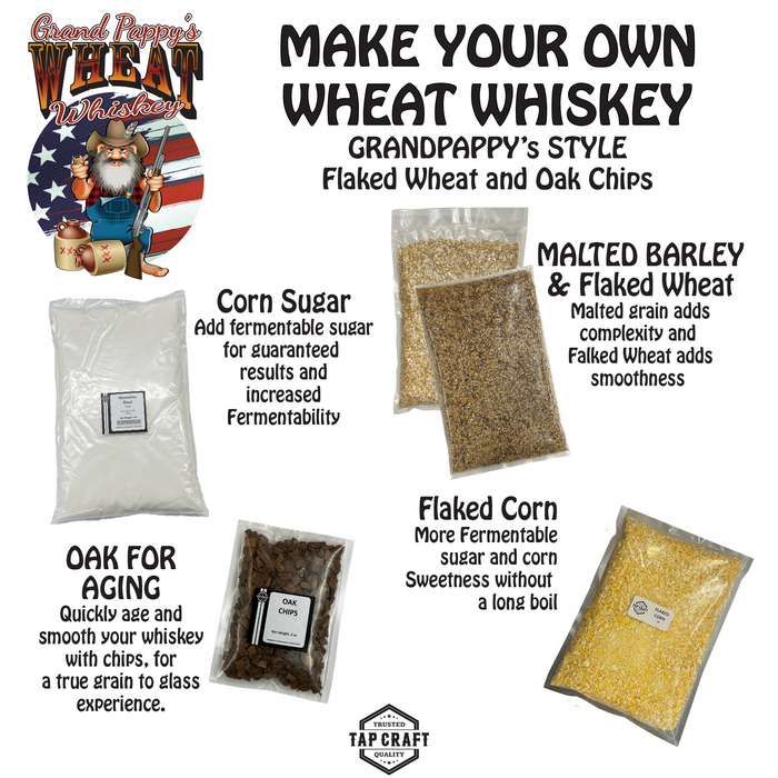 Wheat Whisky Recipe Kit – Grand Pappy's Style