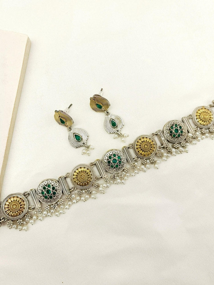 Whitley Green Oxidized Choker Set