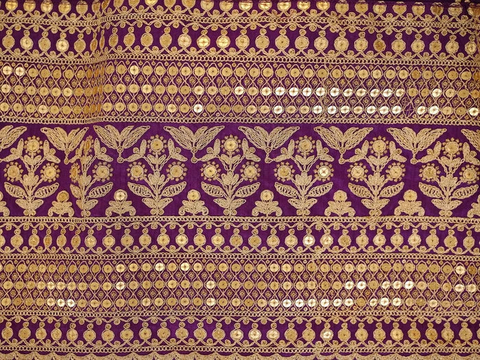Wine Embroidery Georgette Salwar Suit - qivii
