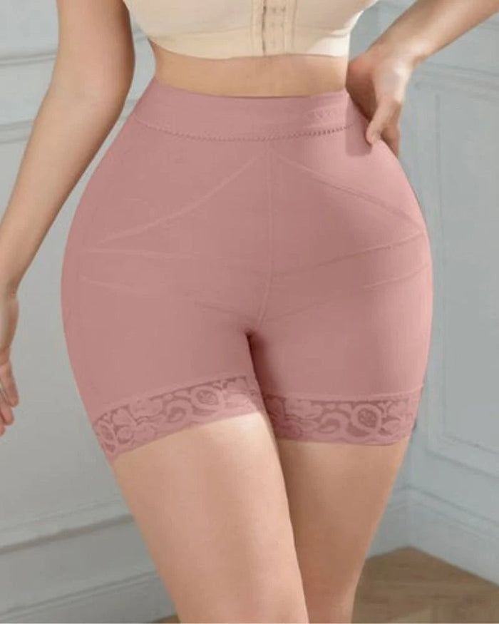 Women RosyBrown Butt Lifter Seamless Thigh Slimming Control Panties - By Qivii