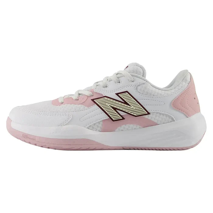 Women's 696v7 D Width Shoes White and Pink Chalk