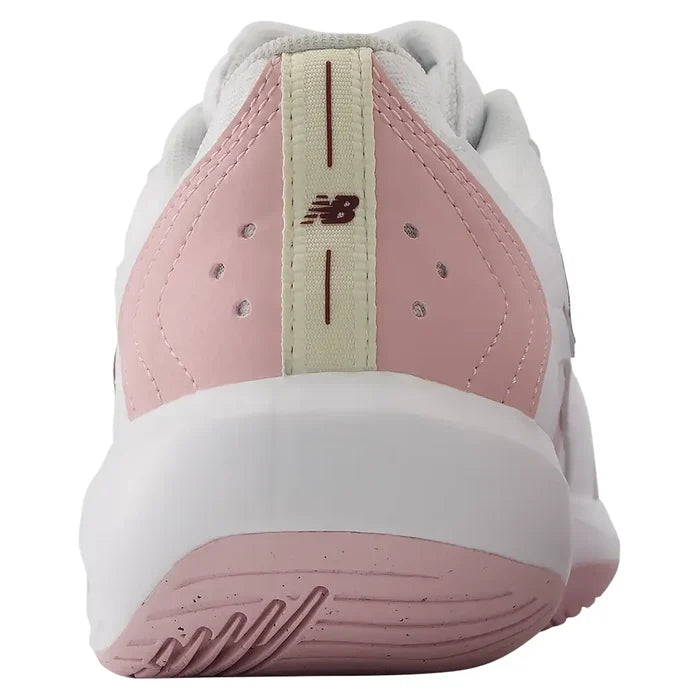 Women's 696v7 D Width Shoes White and Pink Chalk